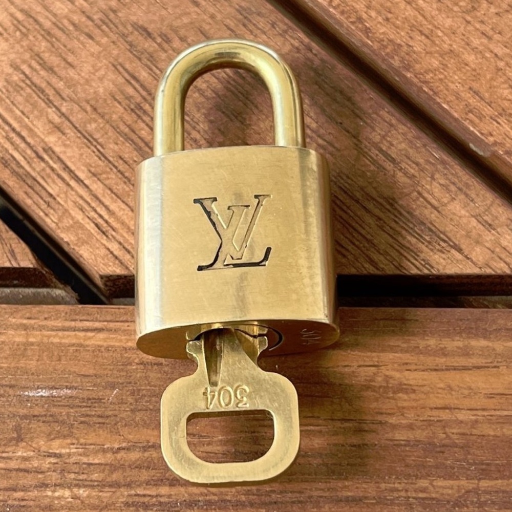 Authentic Louis Vuitton lock and key